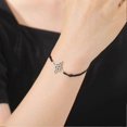 thumbnail image 5 of Pulsera de cuerda de cera con nudo de bruja LIKGREAT, colgante de nudo de brujería de acero inoxidable en la mano, amuleto Wicca, joyería, regalos de Navidad, 5 of 5