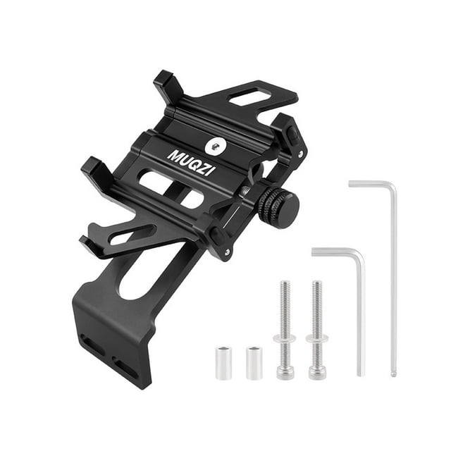jinwen Bike Stem Phone Holder Bicycle Cell Phone Holder for Riding Sports Road Bike Black