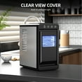 thumbnail image 6 of Auseo Countertop Ice Maker Portable, 26 lbs/Day, 8Pcs in 6Mins, Auto-Cleaning, Ice Machine with Ice Scoop, for Home/Office/Party, 6 of 9