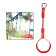 thumbnail image 4 of Colorful Rings - Gymnastic Rings, Swing Bar Rings, for Backyard Obstacle , Red, 35..5cm, 4 of 10