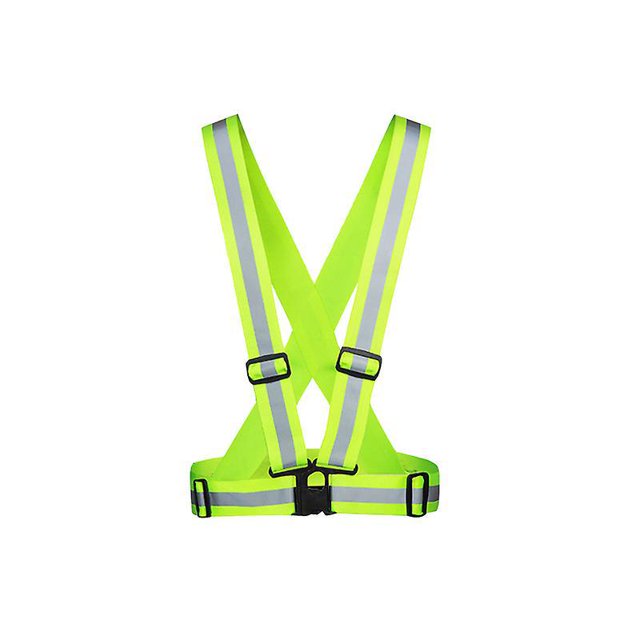 gilet De Scurit Rflchissant (1 Pice), Gilet De Haute Visibilit Rglable Et Brassard Pour La Course De Nuit, Le Cyclisme, La Marche, Le Jogging Et L