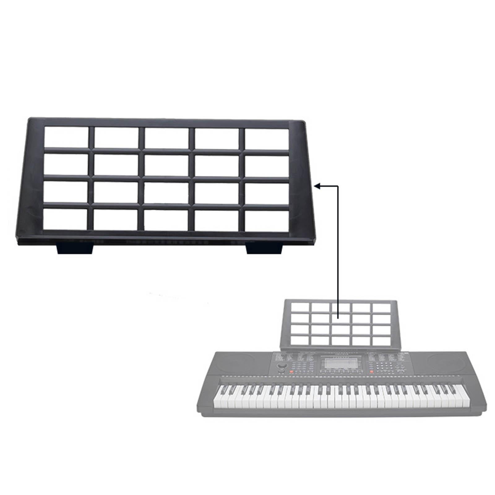 LeeQinersw 2 pcs Keyboard Sheet Music Stand Easy Install for Beginners Electronic Organ