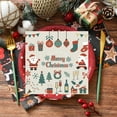 thumbnail image 4 of Darzheoy 20 Pack Christmas Napkins with Santa Claus Napkins Christmas Paper Napkins Christmas Cocktail Napkins Thanksgiving Napkins Decorative, 4 of 6