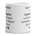 thumbnail image 3 of Grandmother & Granddaugher Love Coffee Tea Ceramic Mug Office Work Cup Gift 11 oz, 3 of 3