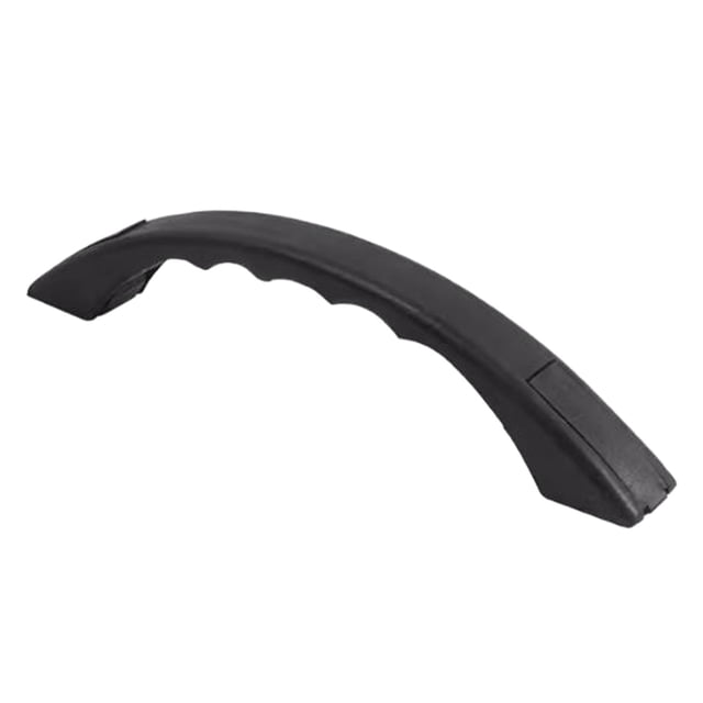 koolsoo 232mm Camper RV Entry Door Assist Bar Comfortable Grip Multipurpose Handrail Black Curved