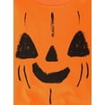 thumbnail image 6 of Gureui Toddler Infant Baby Boys Girls Halloween Pullover Orange Long Sleeve Round Neck Pumpkin Print Sweatshirt, 6 of 8