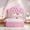 Pink, variant on Twin Size Bed Frame with LED Lights & Velvet Crystal Button Headboard, Upholstered Princess/Girl Platform Bed with Storage Drawer, Noise Free, No Box Spring Needed