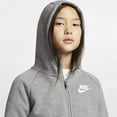 thumbnail image 5 of Nike Girls' Full Zip Hoodie, White, XS, 5 of 5