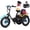 Black, variant on ESKUTE T300mini Electric Tricycle for Beginners, 16" x 3.0 Fat Tire Folding 3-Wheel E-Bike, 500W Peak Motor, 302Wh Battery, Step-Thru, 12.5 MPH, Purple with Oversized Seat, UL2849