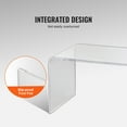 thumbnail image 7 of VEVOR Acrylic Coffee Table 32" C-Shaped Clear Acrylic End Table 16.3 in high Transparent Acrylic Side Table, for Coffee, Drink, Food, Snack used in Living Room, Courtyard, Terrace, 7 of 7