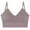 Gray, variant on Bras for Women Ribbed Wirefree Spaghetti Strap Comfort Wirefree Full Support Everyday Bras