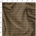 thumbnail image 3 of Soimoi Orange polyester Crepe Fabric Cat Animal Print Fabric by the Yard 42 Inch Wide, 3 of 5