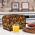 thumbnail image 5 of Rateoe Autumn With Leaves Pattern Toaster Covers 2 Slice Wide Slot,Bread Machine Cover,Bread Dust Cover & Fingerprint Protection,Appliance Covers, 5 of 7