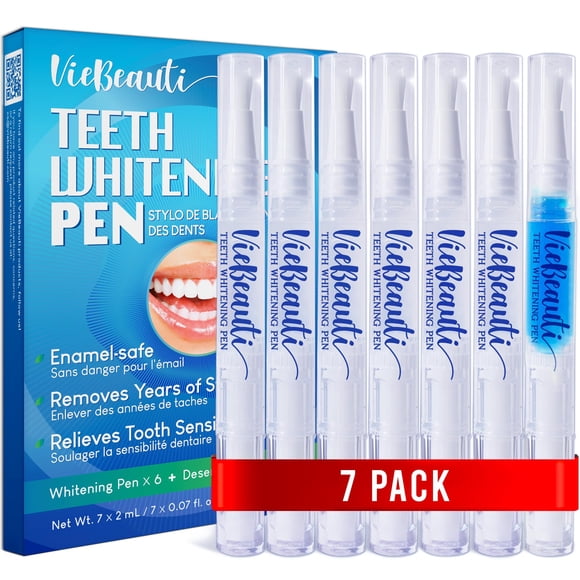 Bolígrafo blanqueador dental VieBeauti con 35% de peróxido de carbamida, paquete de 7