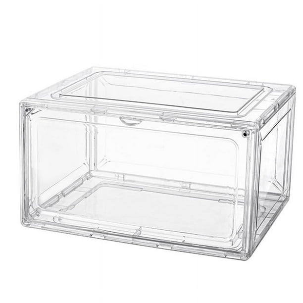 Caja de Almacenamiento de Zapatillas de Deporte con SuccióN MagnéTica, Caja de Zapatos de Baloncesto Transparente, ColeccióN de Cajas de Zapatos, Vitrina Transparente