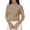 Khaki, variant on BTFBM Womenâs Long Sleeve Sweaters Mock Neck Tops | Lightweight Knit Pullover Sweater,Basic Classic Daily Wear Fall Fashion,Winter Layer Clothes,Business Casual Outfits