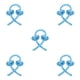 thumbnail image 1 of Vogacara Cinta para rizar el cabello Cinta para el cabello Espuma sin calor Pinza para el cabello Reutilizable Diadema portátil para envolver, Azul Type2 NO2 Vogacara CBP118042, 1 of 6