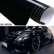 Auto Glossy Gloss Black Vinyl Wrap Film Car Sticker Decal With Air Bubble Free