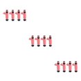 thumbnail image 3 of Speravity 4 Pieces 550/565cc Fuel Car Modification Auto Nozzle 195500-3910 Fitting Parts Flowing 16611-AA370 Large Spare Type1, 3 of 6