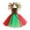 C113/Green, variant on Afdoent Girls Fashion Dresses Child Girls Pageant Dress Christmas Party Point Gown Dresses Fashion Hairband Set 10-12 Years