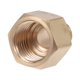 thumbnail image 1 of Adaptador de buje hexagonal de latón G1/8 Macho x 1/4PT Hembra 19mm de longitud, 1 of 3