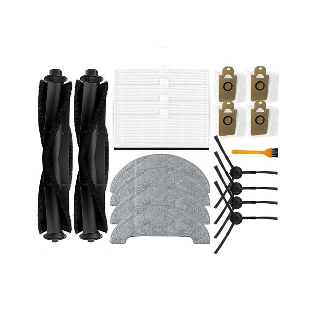 Repuestos y accesorios para aspiradora robot T10+, cepillo principal, cepillo lateral, filtro HEPA, como se muestra
