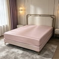 thumbnail image 4 of Fitted Sheet for Double Bed 78x86 Inch Non Slip Mattress Soft Breathable Polyester for Summer and Pets Pillowcase Not Included, 4 of 6