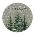 thumbnail image 2 of Uutvery Christmas Snowman Round Polyester Placemats with Heat Insulated for Christmas Party Home Dining Decor, Holiday Table Decoration with One-Sided Print, 2 of 6