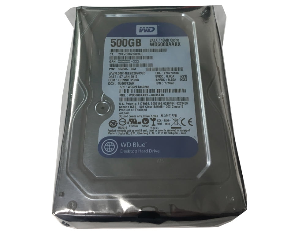 Western Digital Caviar Blue WD5000AAKX 500GB 7200RPM 16MB