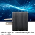 thumbnail image 3 of Rv Adapter Rv Generator Adapter Rv Electrical Power Converter Rv Adapter Plug Rv Power Adapter RV Adapter Nema 5 15P Male To TT 30R Female 125V 1875W Rated PVC Copper RV Generator, 3 of 8