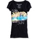 thumbnail image 1 of Camiseta gráfica Aeropostale mujer cuello en V Soak Up The Sun negro XS, 1 of 1
