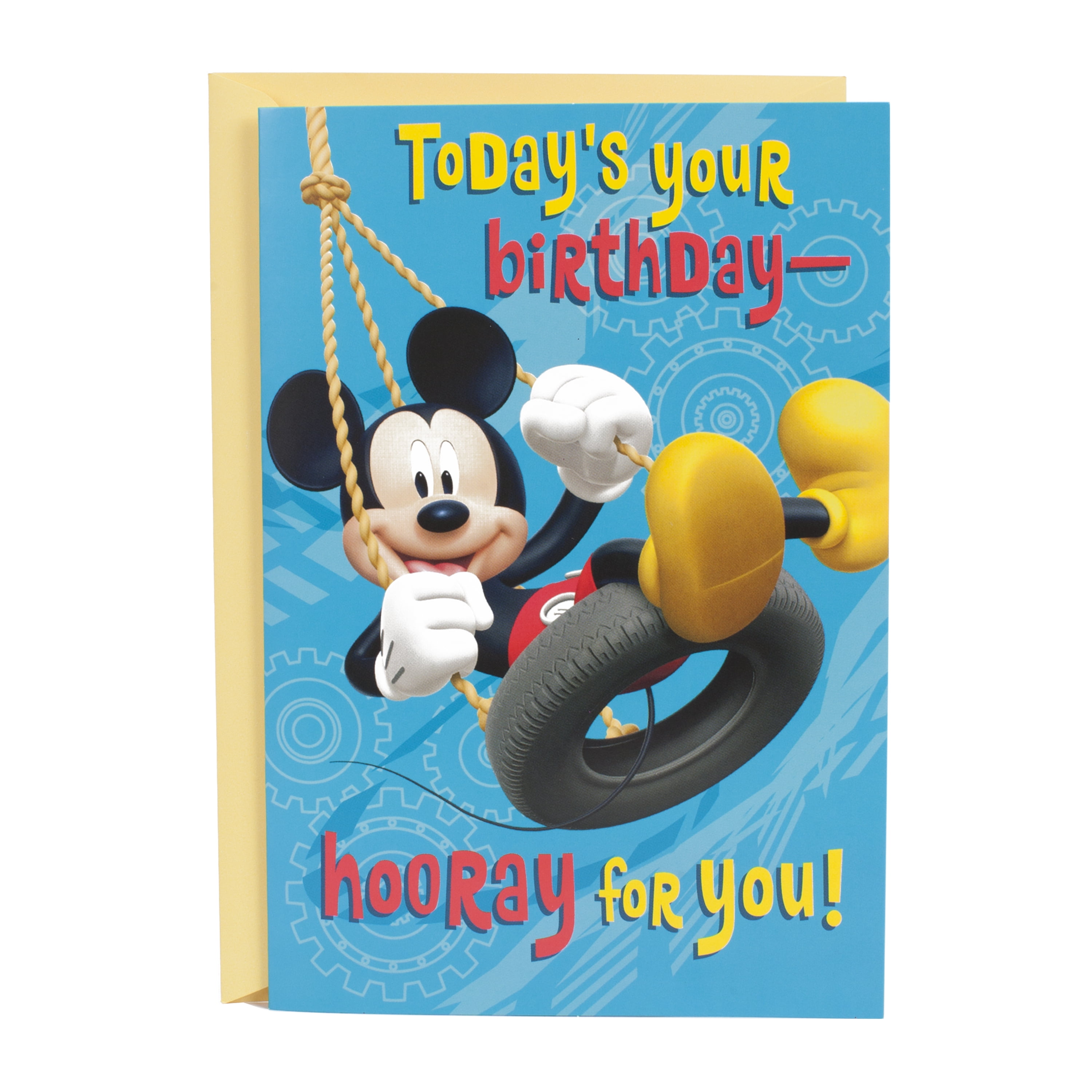 hallmark birthday card for kids with sound disney mickey