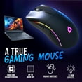 thumbnail image 6 of Restored Klim Thunder Wireless Gaming Keyboard and Mouse Combo - Illuminated RGB Keyboard with Rechargeable Battery + 4800 DPI RGB Wireless Gaming Mouse for PC (Refurbished), 6 of 6