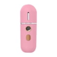 thumbnail image 3 of Mist Humidifier Handheld Facial Nebulizer Water Spray Machine Moisturizing Diffuser Steamer Skin Sprayer Personal Care Household Pink, 3 of 7