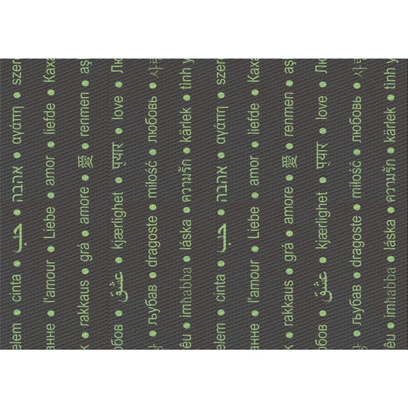 Ahgly Company Machine Washable Indoor Rectangle Transitional Hazel Green Area Rugs, 2' x 5'
