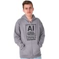 thumbnail image 5 of Camping is Elemental Ironic RV Zip Up Hoodie Men's Women's Brisco Brands L, 5 of 6