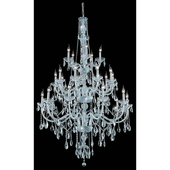 Elegant Lighting Verona 43" 25 Light Royal Crystal Chandelier