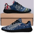 thumbnail image 3 of ChriStas Kiwi Birds Silver Fern New Zealand Shoes Sneakers Black Size 9, 3 of 7