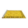 thumbnail image 2 of Ahgly Company Machine Washable Indoor Rectangle Oriental Yellow Traditional Area Rugs, 8' x 12', 2 of 4