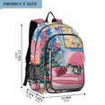 thumbnail image 2 of FORMRS Unisex School Backpack 17" Student Travel Bag with Laptop Compartment, Art Cat, 2 of 7