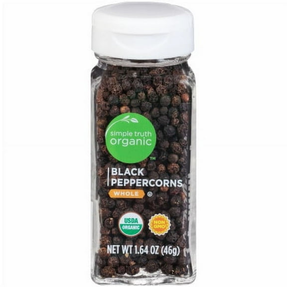 Simple Truth Organic Whole Black Peppercorns