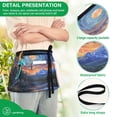 thumbnail image 4 of Yayeee Waist Apron with Pockets for Cooking Waterproof Half Server Aprons, Mountains and Forests, 4 of 7