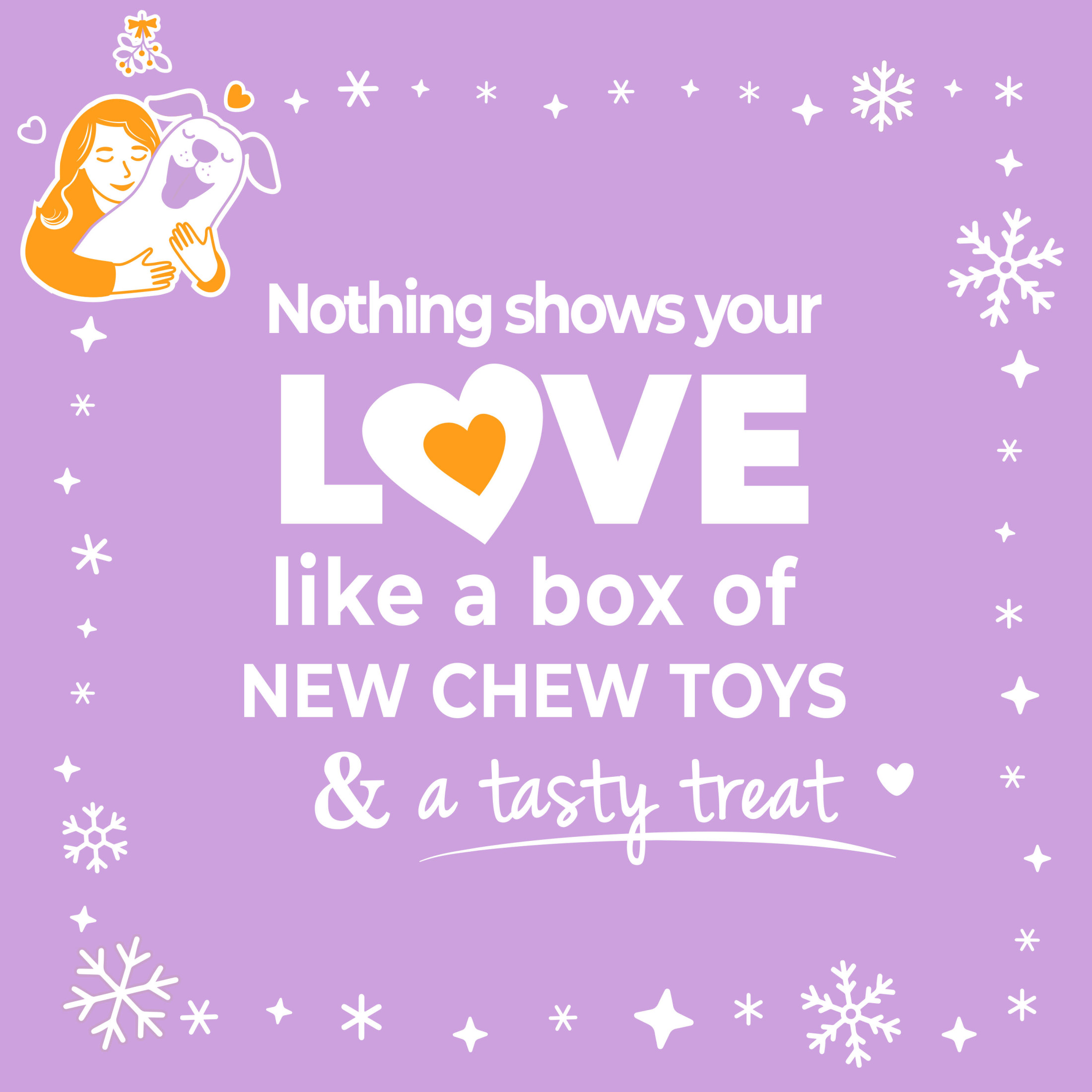 Nylabone Strong Chew Holiday Box - Small Chew Toys & Treat Gift Box Small (5 Count)