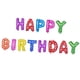 thumbnail image 4 of Pancarta de de , 16 pulgadas, colorida pancarta letras de papel de mylar para niñas, y adultos, decoracione Estilo9 Yotijar Globos de feliz cumpleaños, 4 of 5