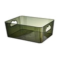 thumbnail image 4 of Caja de almacenamiento para baño, organizador de escritorio y almacenamiento portátil de escritorio multiusos Verde, 4 of 8