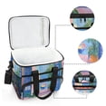 thumbnail image 6 of FORMRS Insulated Cooler Bag 24 Cans Capacity Soft Leakproof Lunch Box with Side Pockets, Purple Window, 6 of 7