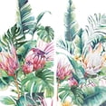 thumbnail image 4 of Calcomanías de pared con flores, calcomanías florales para pared, fáciles de despegar, murales de pared, decoración para guarderías infantiles, salas, 4 of 7