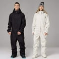 thumbnail image 3 of Womens Mens One Pieces Ski Suits Jumpsuits Insulated Waterproof Snowsuits Winter Outdoor Snowboard Coveralls, 3 of 10