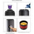 thumbnail image 2 of Portable Coffee Machine Espresso Maker: CONQUECO 12V Travel Coffee Machine with Rechargeable Battery - BPA Free - One Button Operation 15 Bar Pressure, 2 of 8