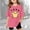 Hot Pink, variant on Stylish Graphic Tees For Girls Casual Loose Fit Short Sleeve Crewneck Comfortable Kids Youth Tops T-Shirts Kids Short Sleeve Crewneck Solid Basic Tees Casual Tops